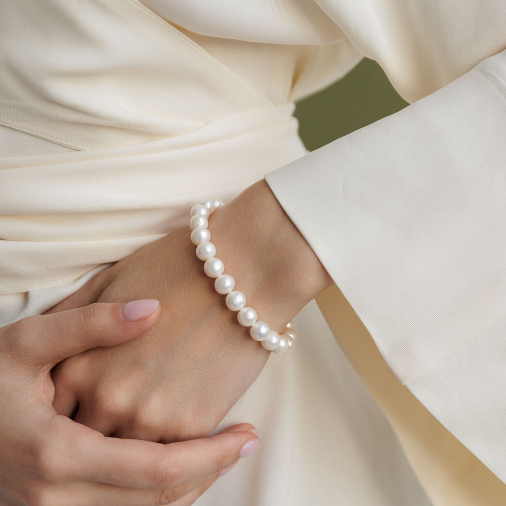 Bratara cu perle naturale si argint DiAmanti FARW685-B-G Bratara cu perle naturale si argint DiAmanti FARW685-B-G